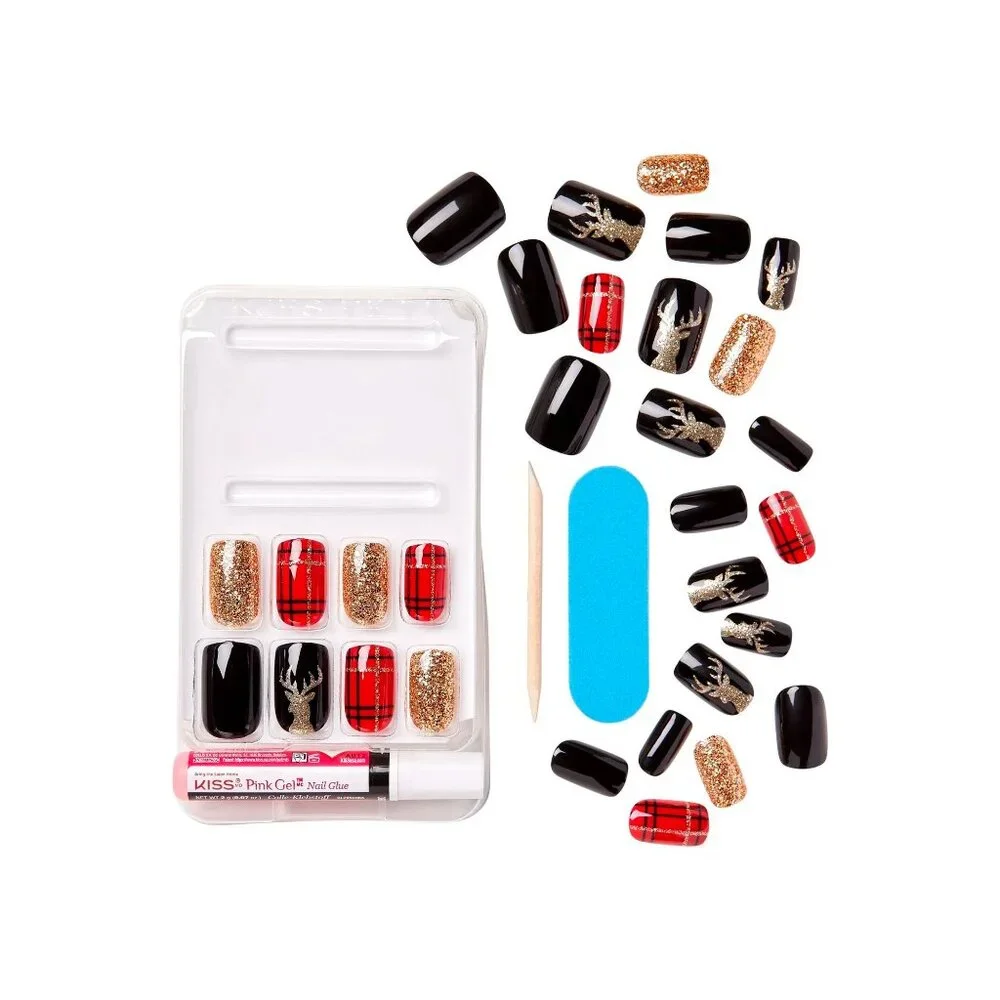 Kiss Holiday Design Limited Edition Medium Length Nails - Favorite Season